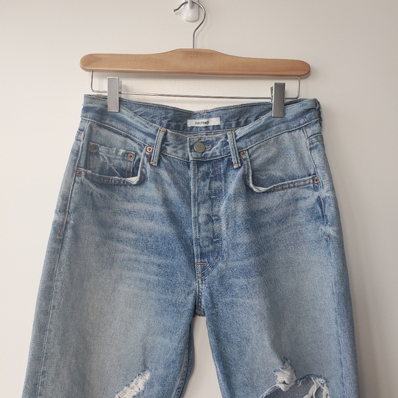 GRLFRND Helena Light Wash Distressed Boyfr… - Picture 11 of 13